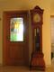 Minster pendulum clock
In the antechamber between guest bathroom and kitchen door is this Minster clock. On the kitchen door is a picture created in a special glas drawing technic.