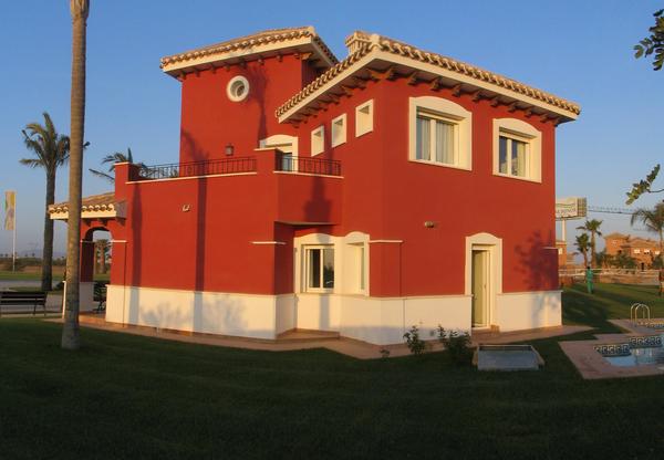 Spain Murcia golf real estate house photo
Isla Perdiguera: House  direct on the golf course .