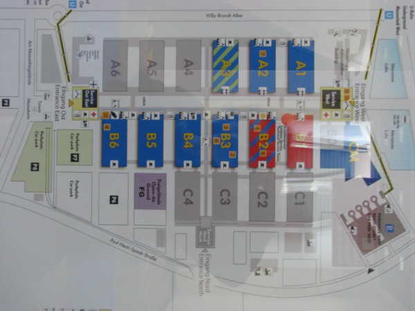 Floorplan Intersoler 2009
Growth of 7 halls with 76.000 squaremeter to 9 occupied halls with 100.000 squaremeter.